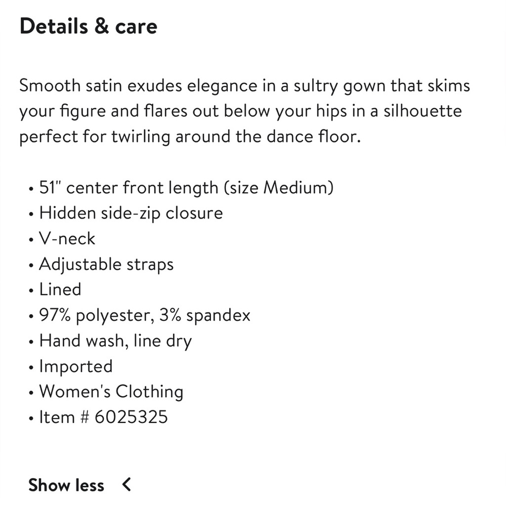 Lulu’s Buena Black Satin Maxi Dress Gown XS - Picture 6 of 6